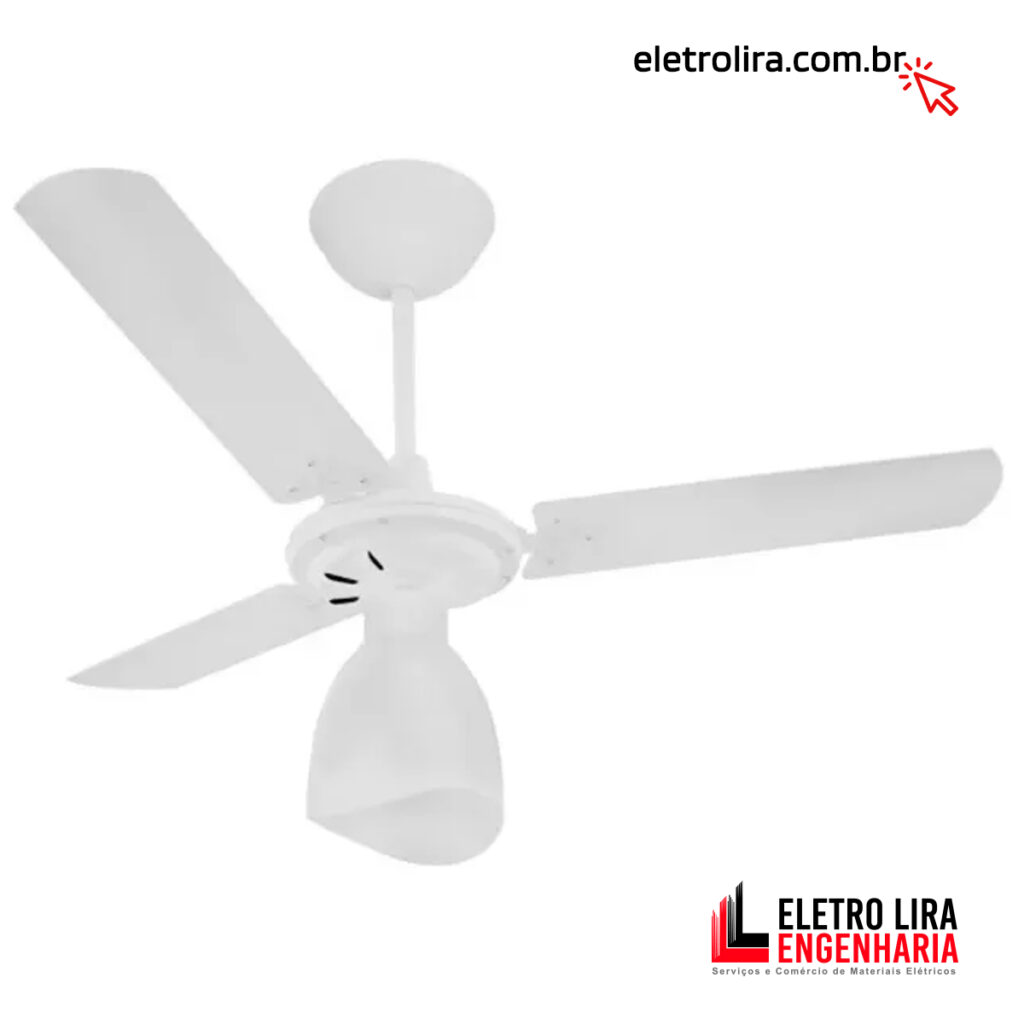 Ventilador de Teto New Branco Branco